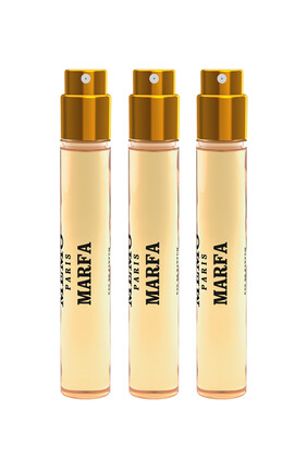 Marfa Leather Eau de Parfum Travel Sprays, Set of 3